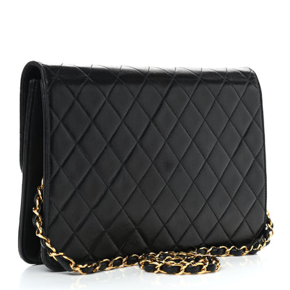 Chanel Lambskin Quilted Medium Single Flap Black 2 of 11
