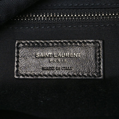 Saint Laurent Crinkled Calfskin Matelasse Monogram Niki Shoulder Bag Deep Marine 6 of 13