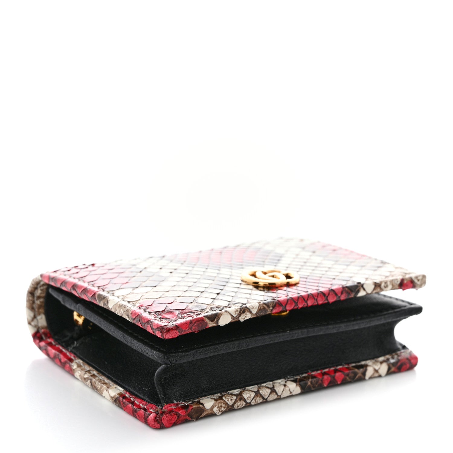 Gucci Snakeskin GG Marmont Card Case 4 of 11