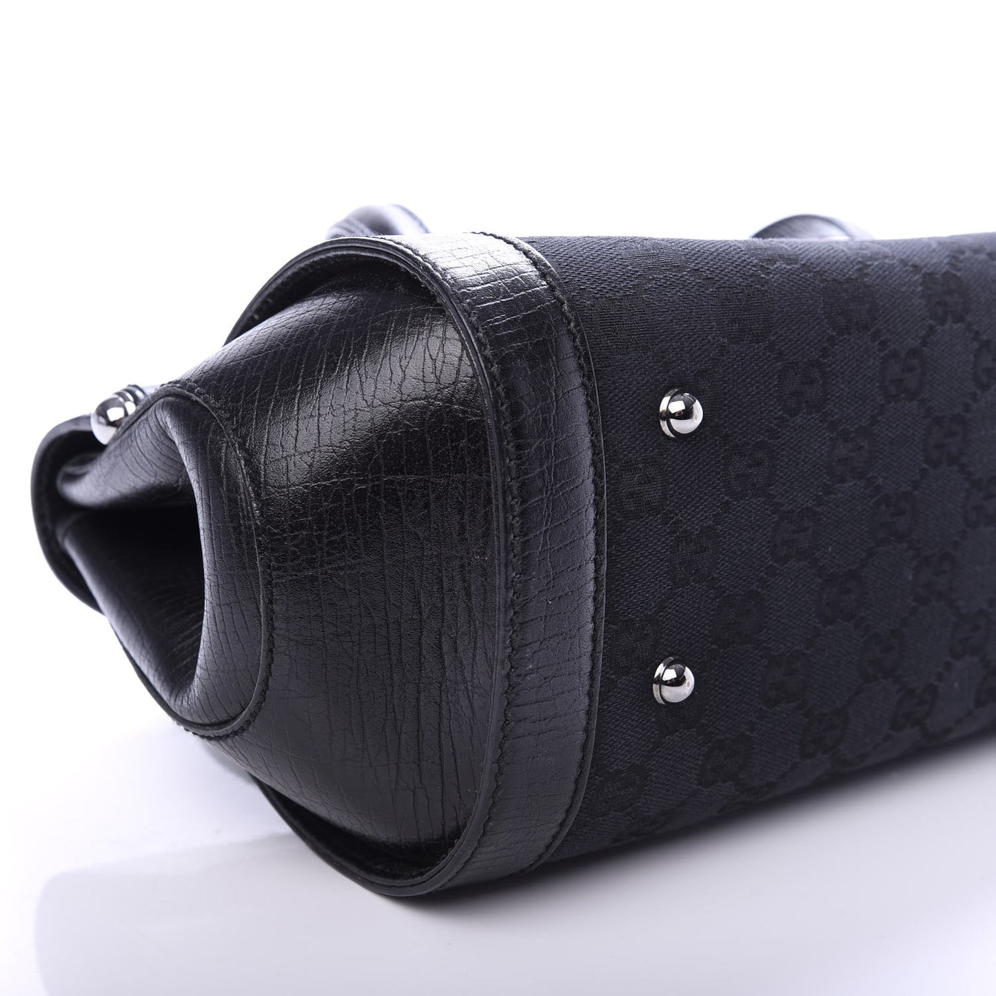 Monogram Bamboo Bullet Bag Black