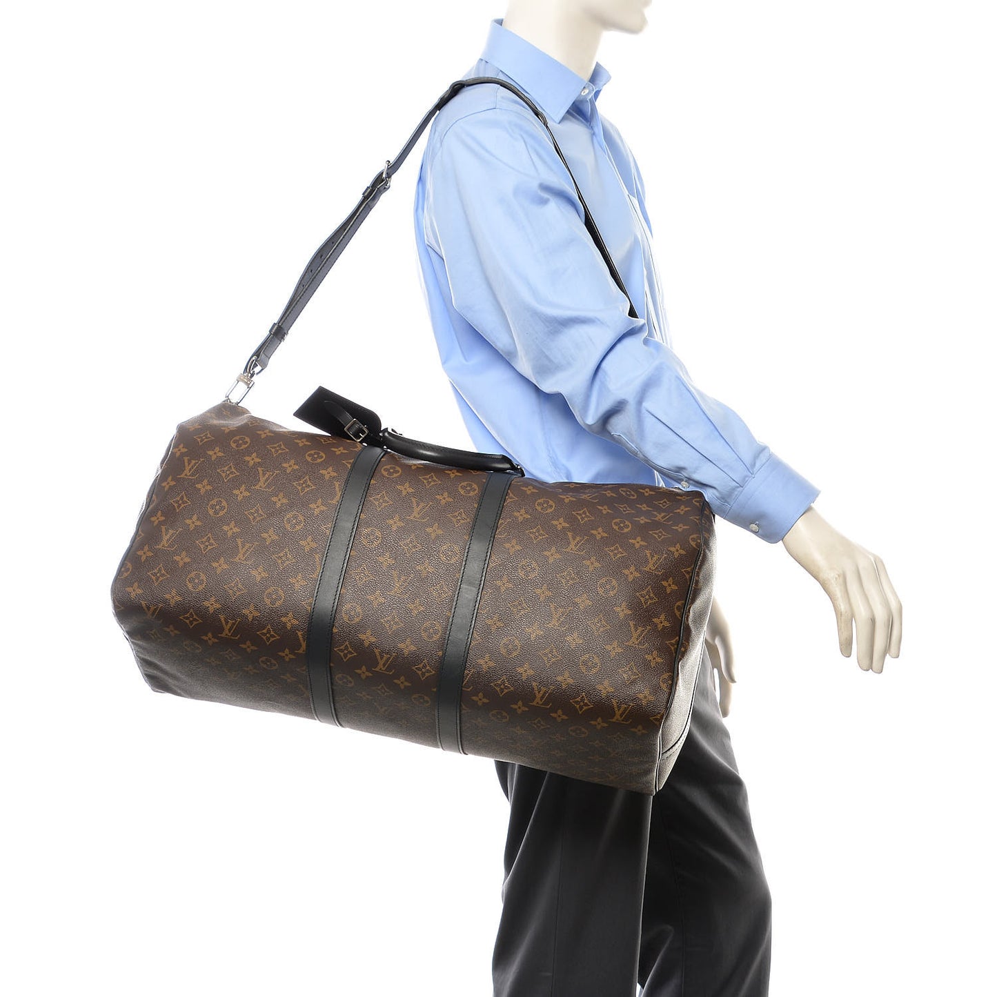 Monogram Macassar Keepall Bandouliere 55