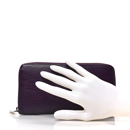 Louis Vuitton Epi Zippy Wallet Cassis 2 of 8