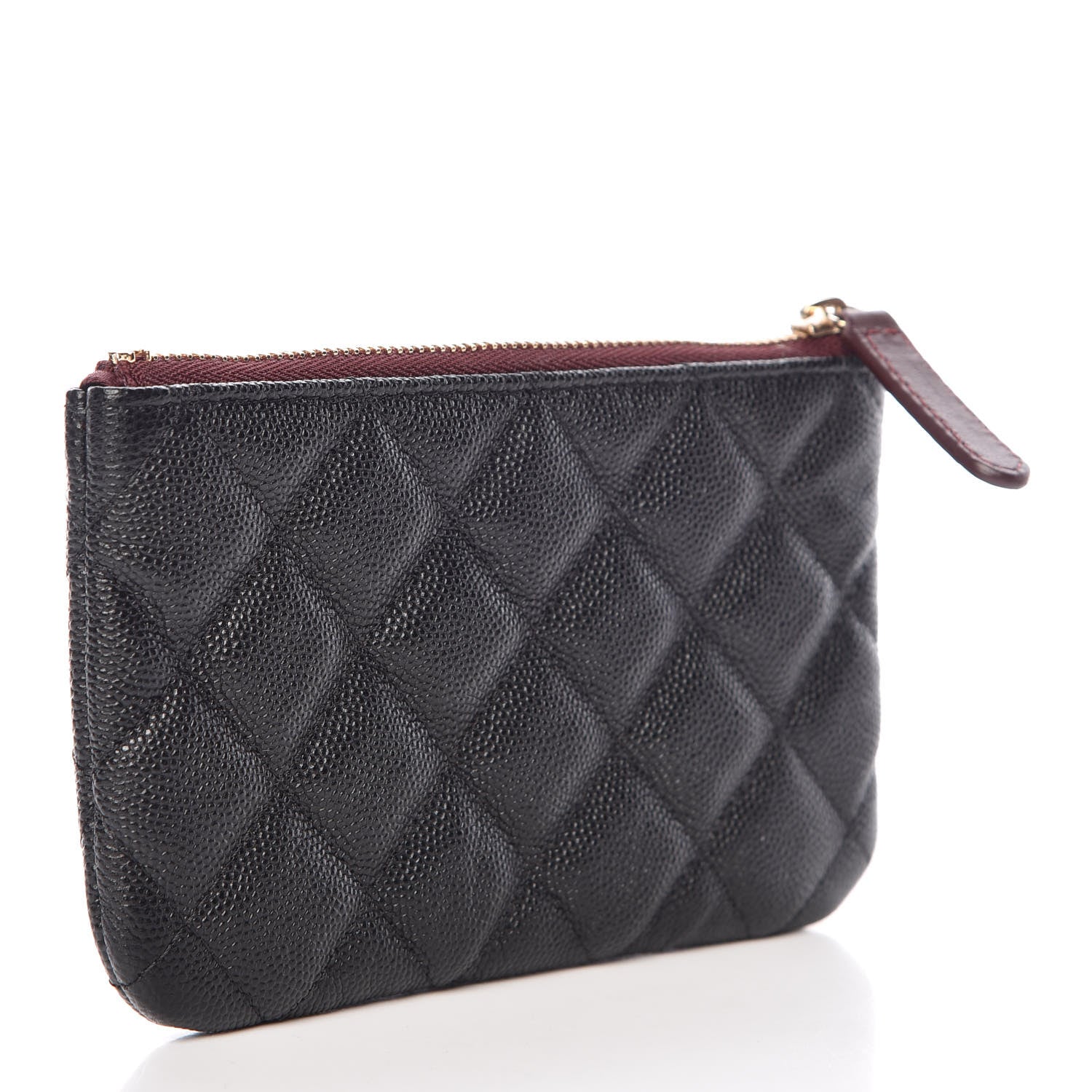 Chanel Caviar Quilted Small Cosmetic Case Black 3 of 10