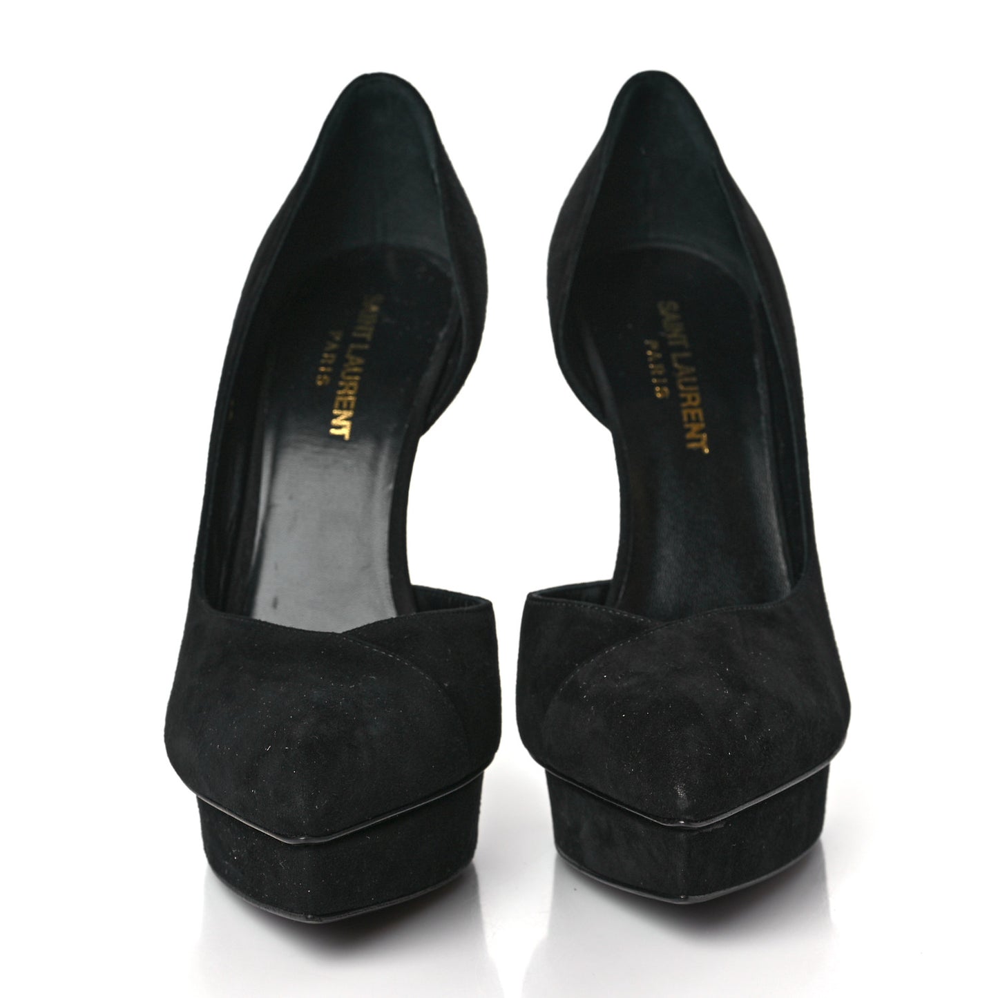 Suede Janis 105 D'Orsay Pumps 37.5 Black