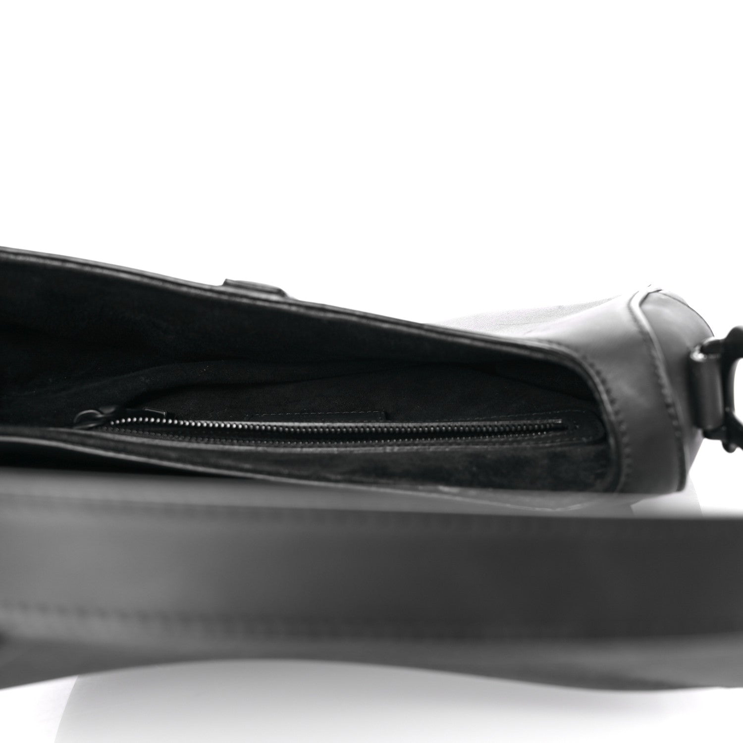 Christian Dior Ultra Matte Calfskin Saddle Bag Black 5 of 16