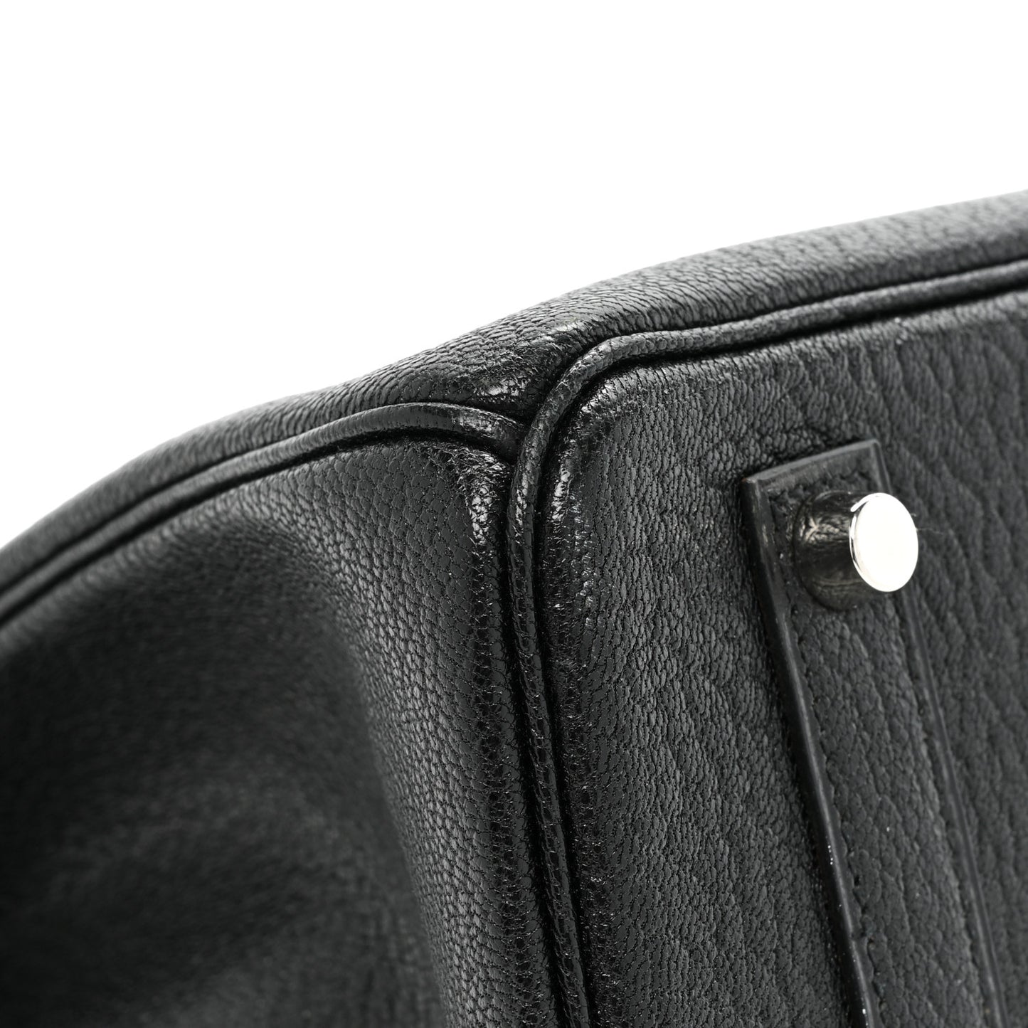 Chevre De Coromandel Birkin 35 Black