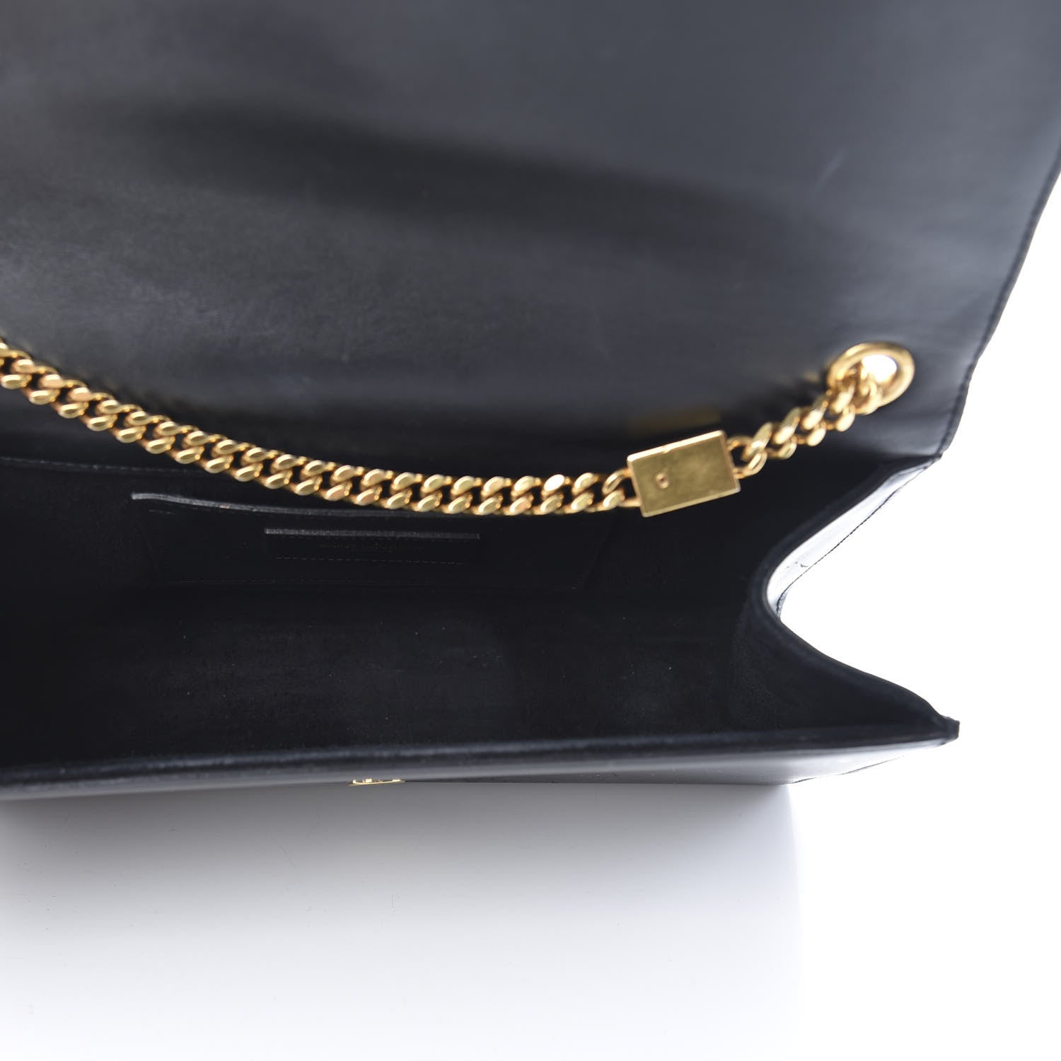 Saint Laurent Smooth Calfskin Medium Classic Monogram Kate Tassel Satchel Black 5 of 15