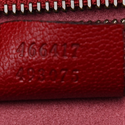 Gucci Calfskin Osiride Future Top Handle Bag Red 6 of 8