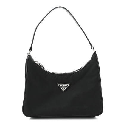 Prada Tessuto Nylon Saffiano Mini Re-Edition 2005 Bag Black 1 of 13