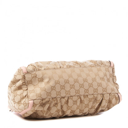 Gucci Monogram Medium D Gold Ring Hobo Pink 3 of 8