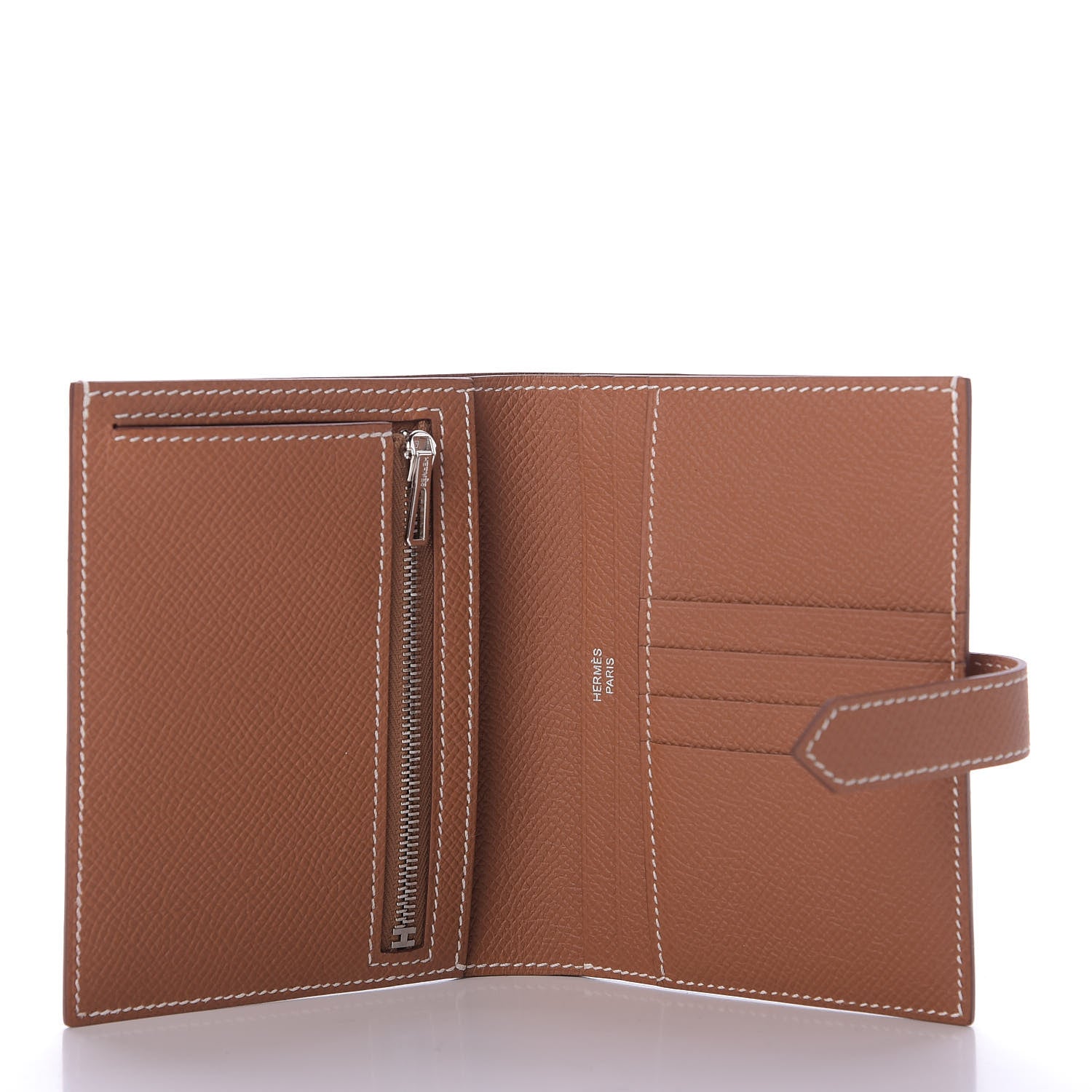 Hermes Epsom Bearn Compact Wallet Gold 4 of 9