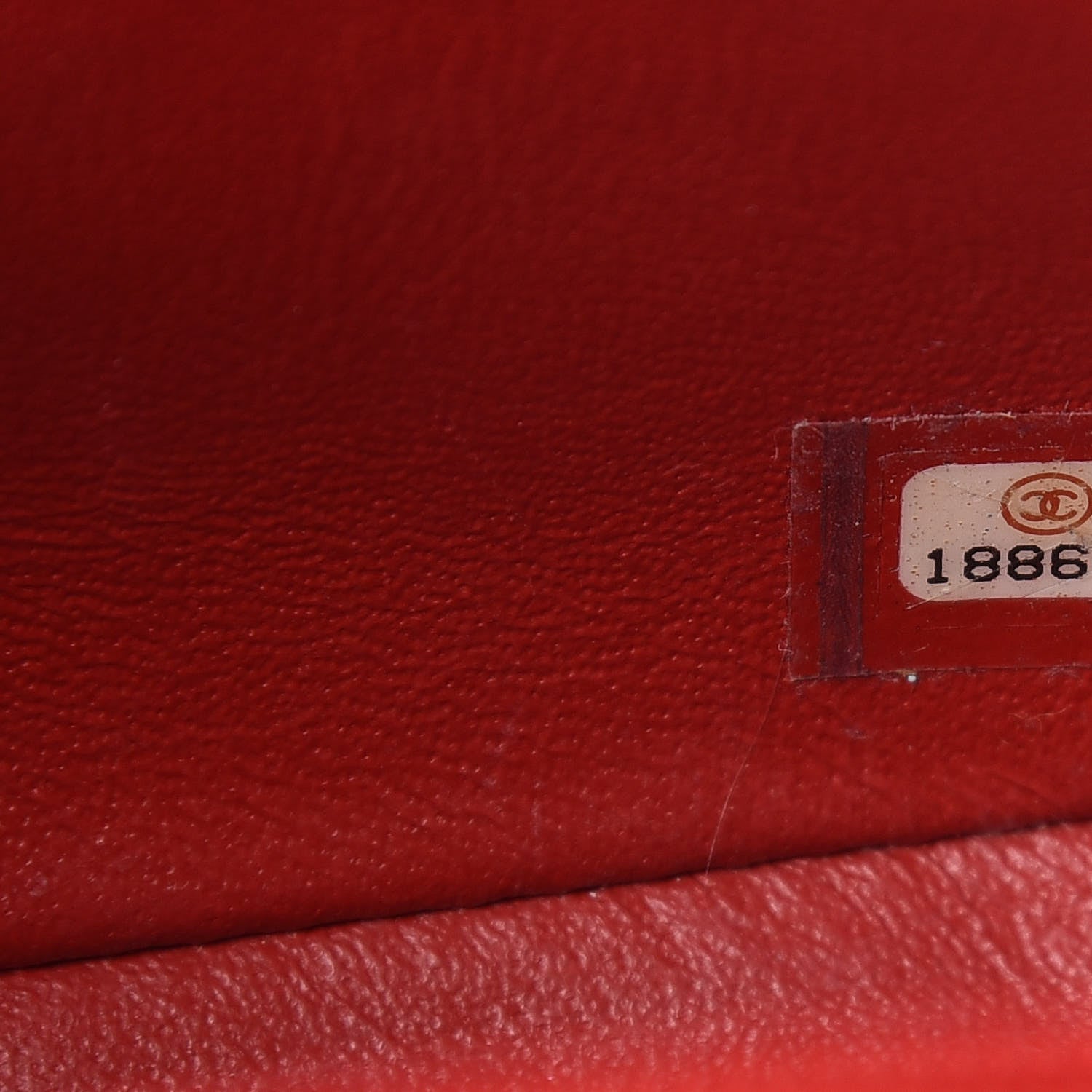 Chanel Caviar Quilted Mini Square Flap Red 9 of 9