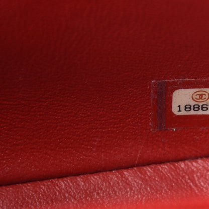 Chanel Caviar Quilted Mini Square Flap Red 9 of 9