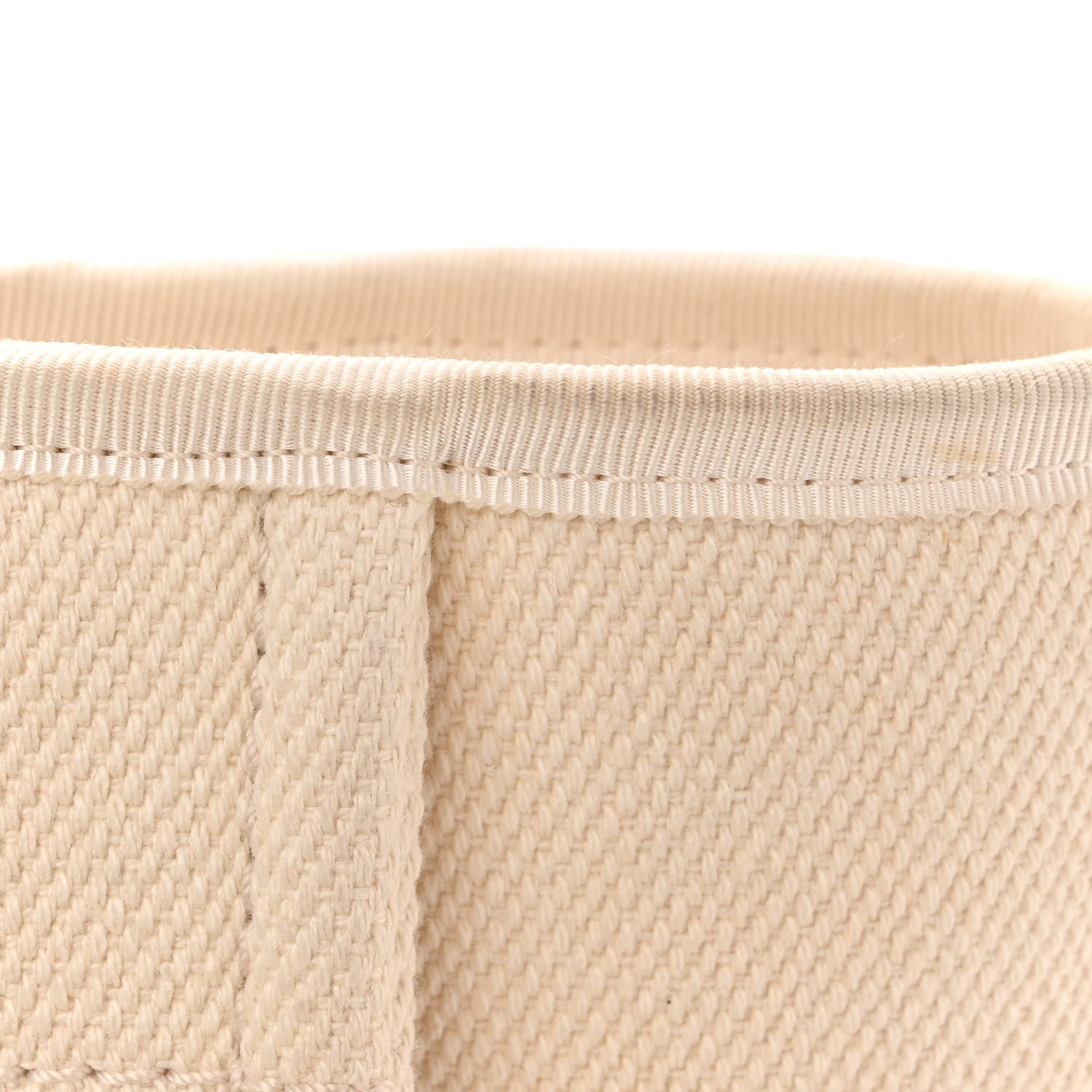 Chanel Canvas Pearl Large Deauville Tote Ecru Beige 11 of 11