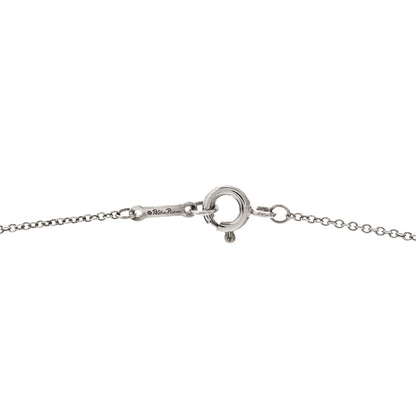 Tiffany Sterling Silver Pearl Paloma Picasso Olive Leaf Pendant Necklace 5 of 5
