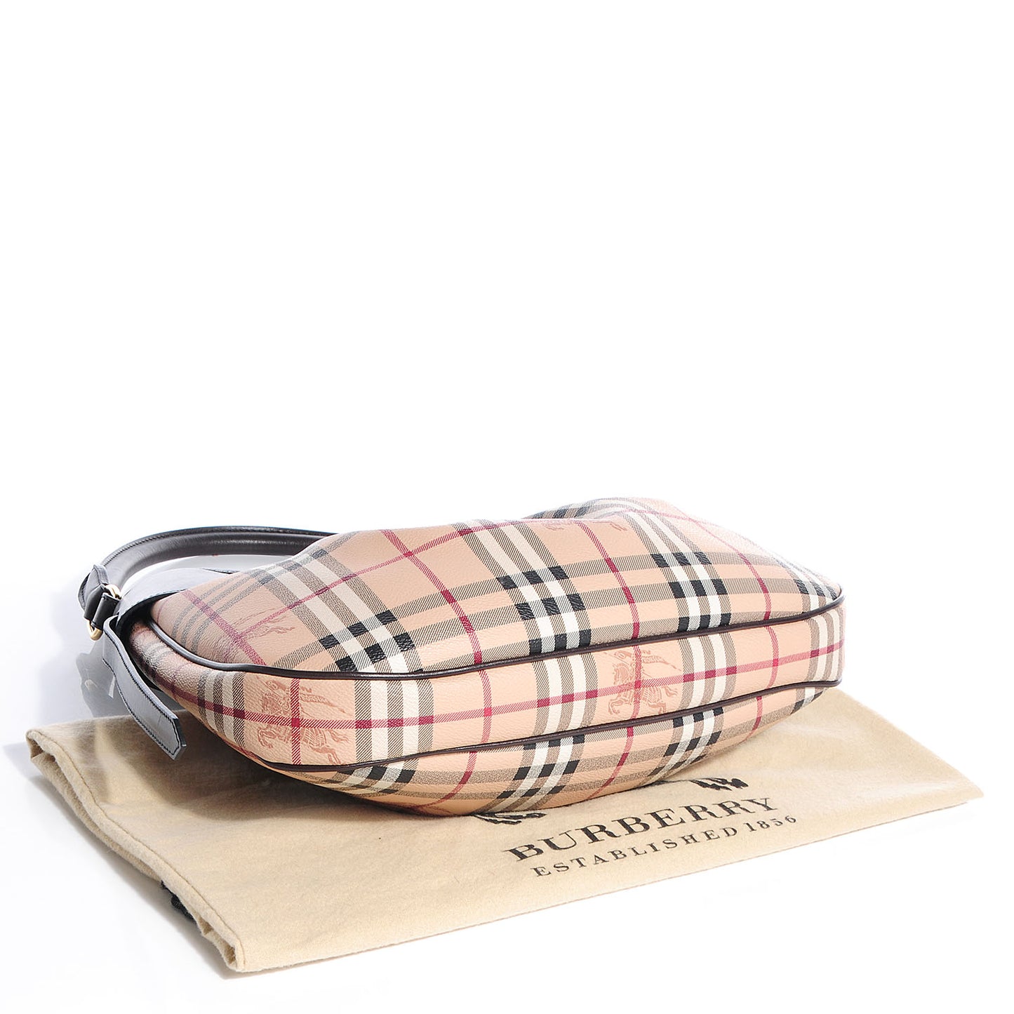 Haymarket Check Small Brooklyn Hobo Brown