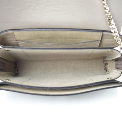 Chloe Suede Calfskin Small Faye Shoulder Bag Motty Grey 5 of 11