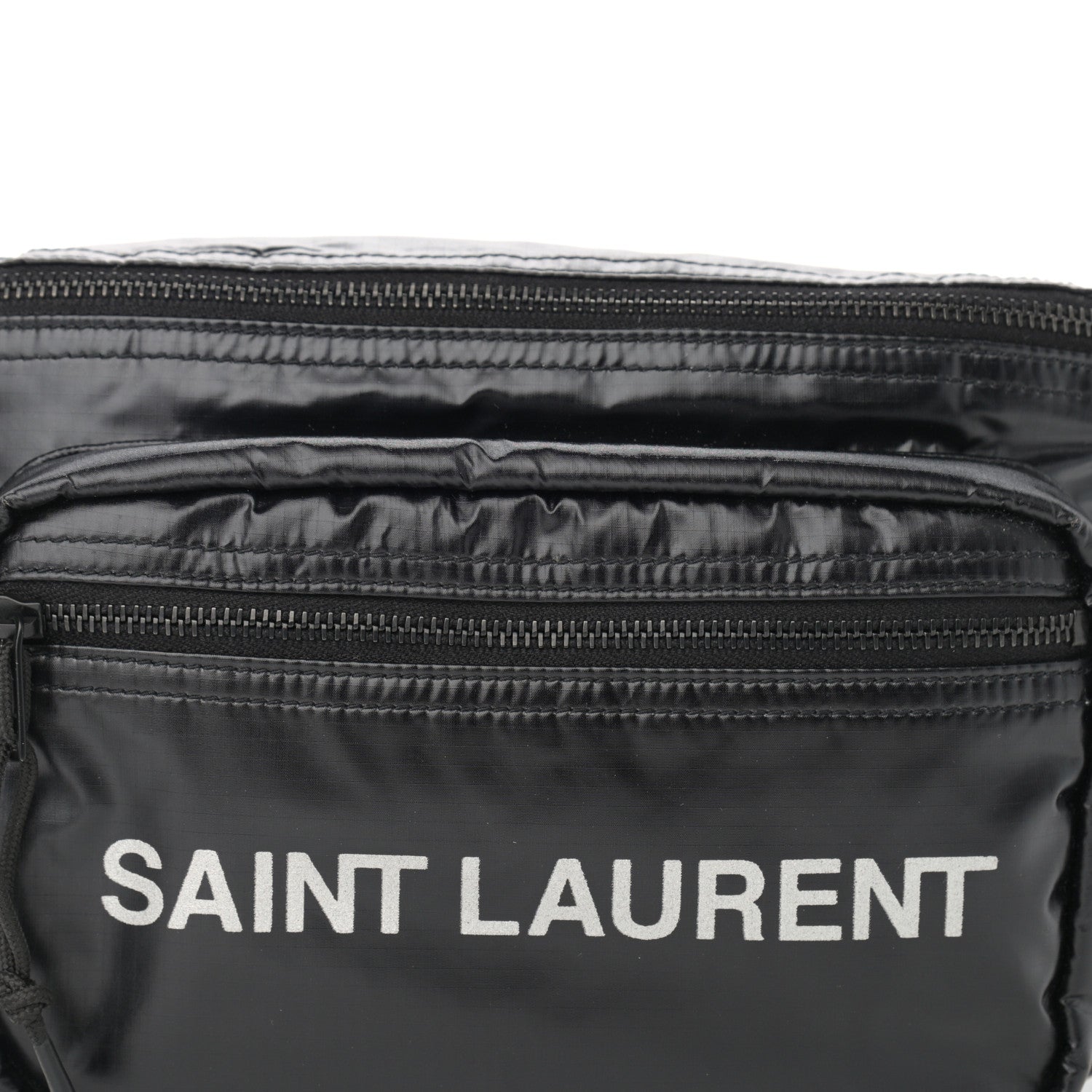 Saint Laurent Nylon Logo Nuxx Body Belt Bag Black 8 of 10