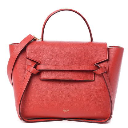 Celine Grained Calfskin Mini Belt Bag Coquelicot 1 of 9