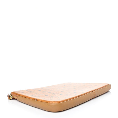 MCM Visetos Laptop Pouch Cognac 3 of 4