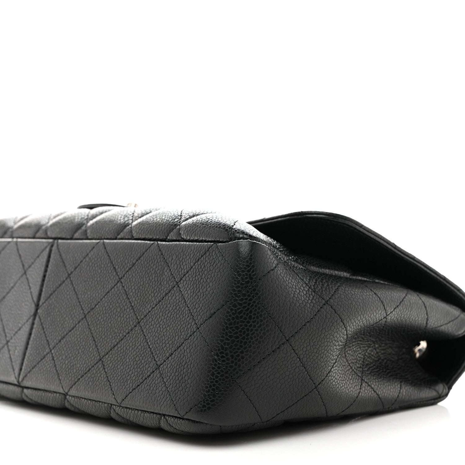 Chanel Caviar Quilted Jumbo Single Flap Black 9 of 12