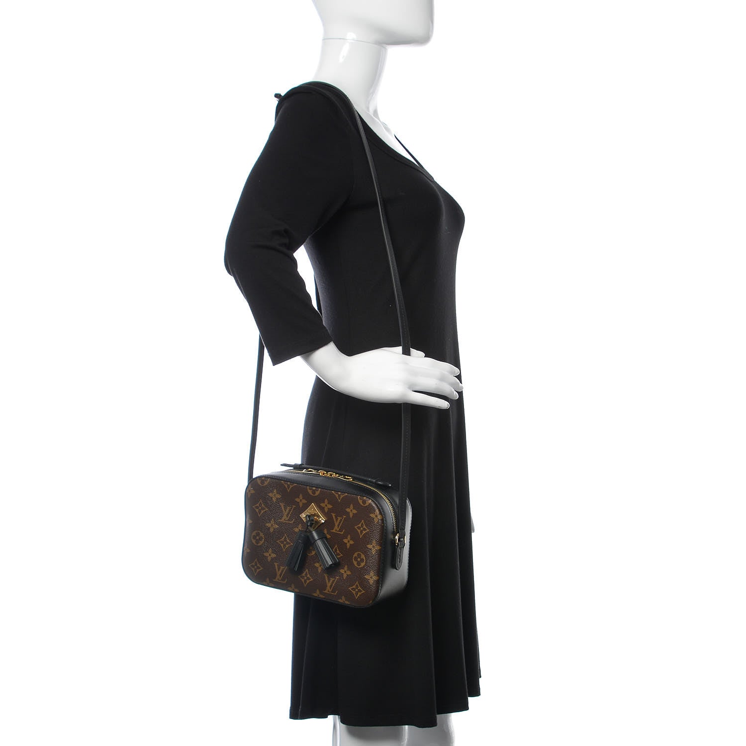 Louis Vuitton Monogram Saintonge Black 2 of 10