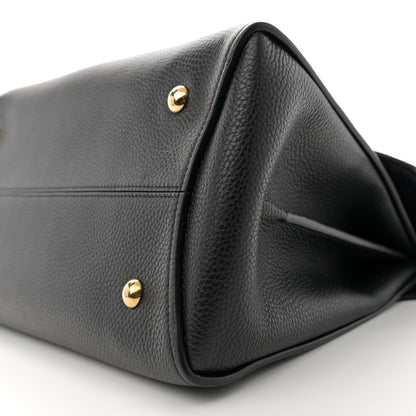 Salvatore Ferragamo Calfskin Medium Margot Top Handle Satchel Black 10 of 14