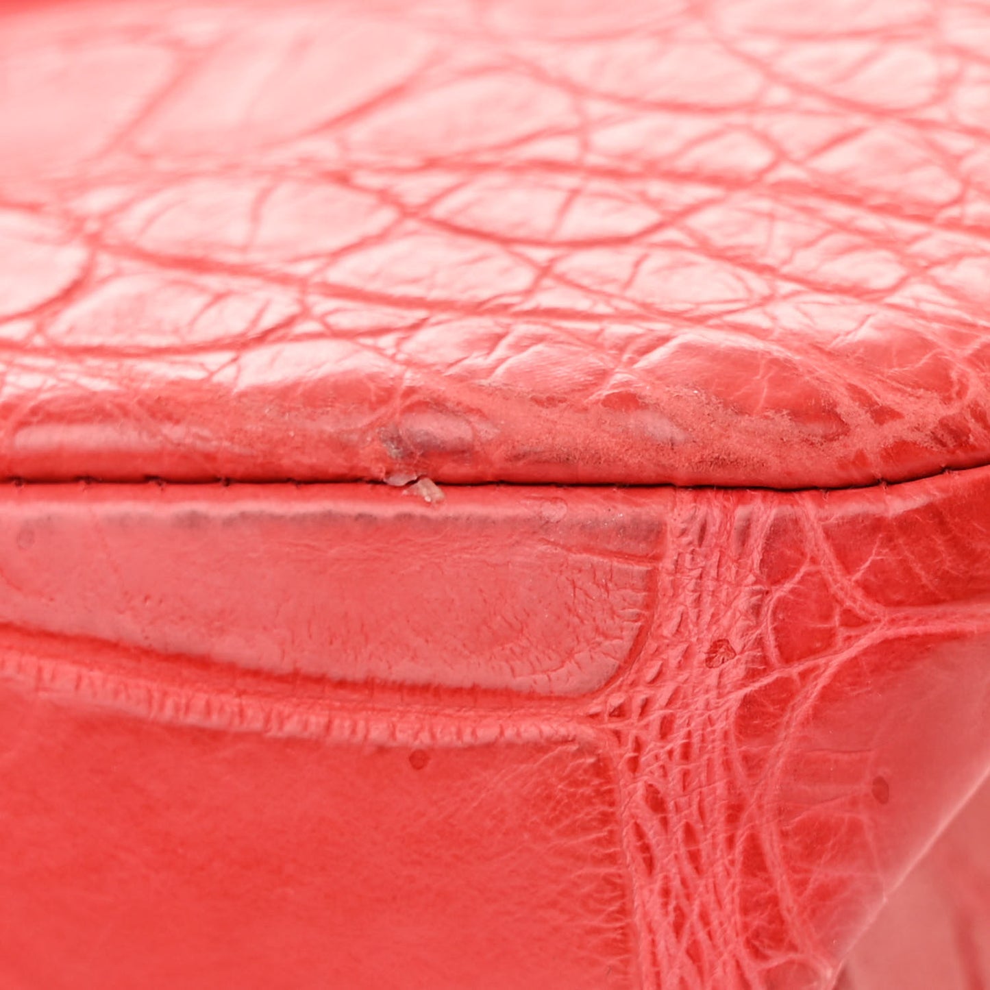 Alligator Jumbo Double Flap Red