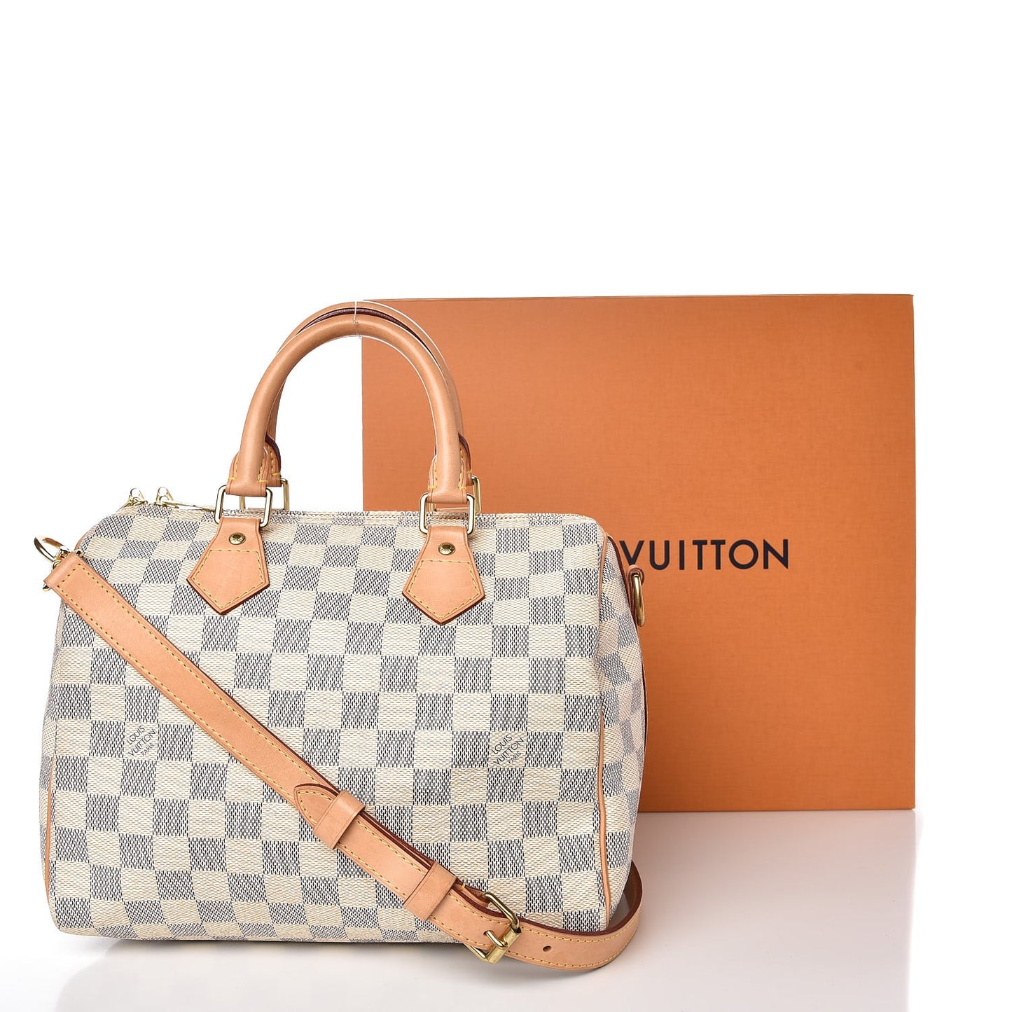 Damier Azur Speedy Bandouliere 25
