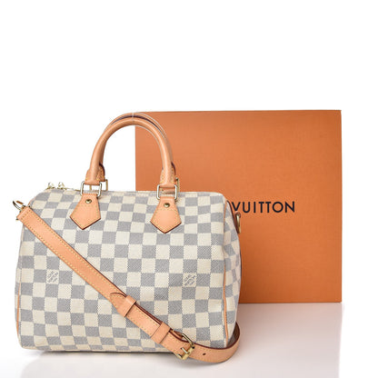 Louis Vuitton Damier Azur Speedy Bandouliere 25 12 of 12
