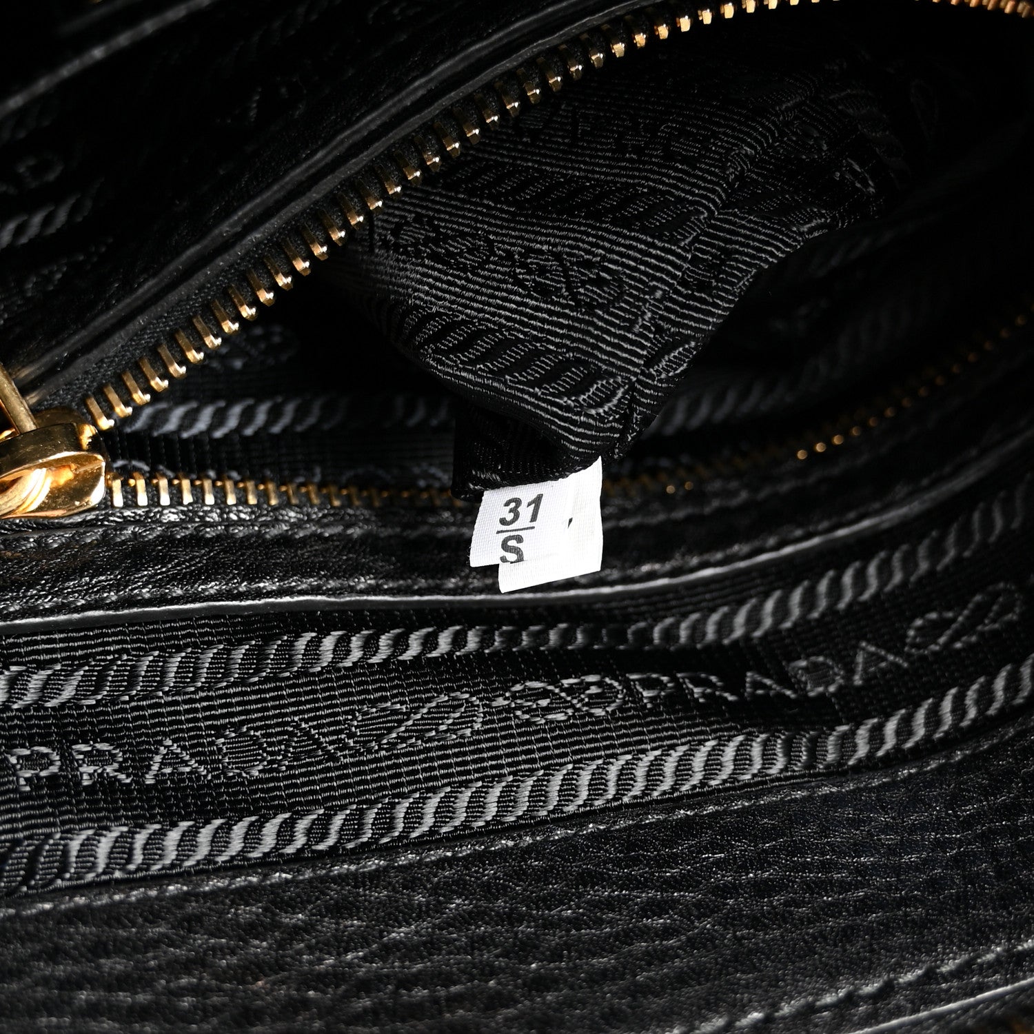 Prada Vitello Daino Shopping Satchel Black 7 of 10