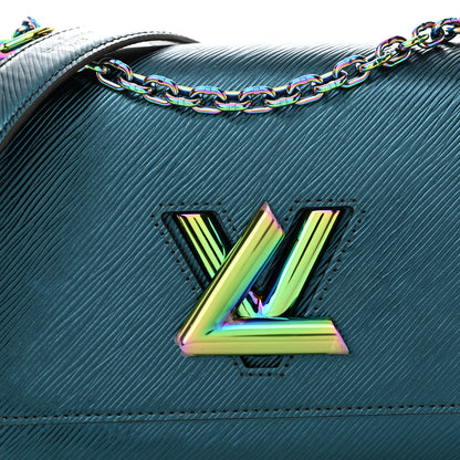 Louis Vuitton Epi Twist Scarabeo Shoulder Bag MM Blue Boreale 8 of 12