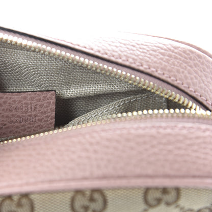 Gucci Monogram Mini Bree Messenger Bag Beige Soft Pink 9 of 10