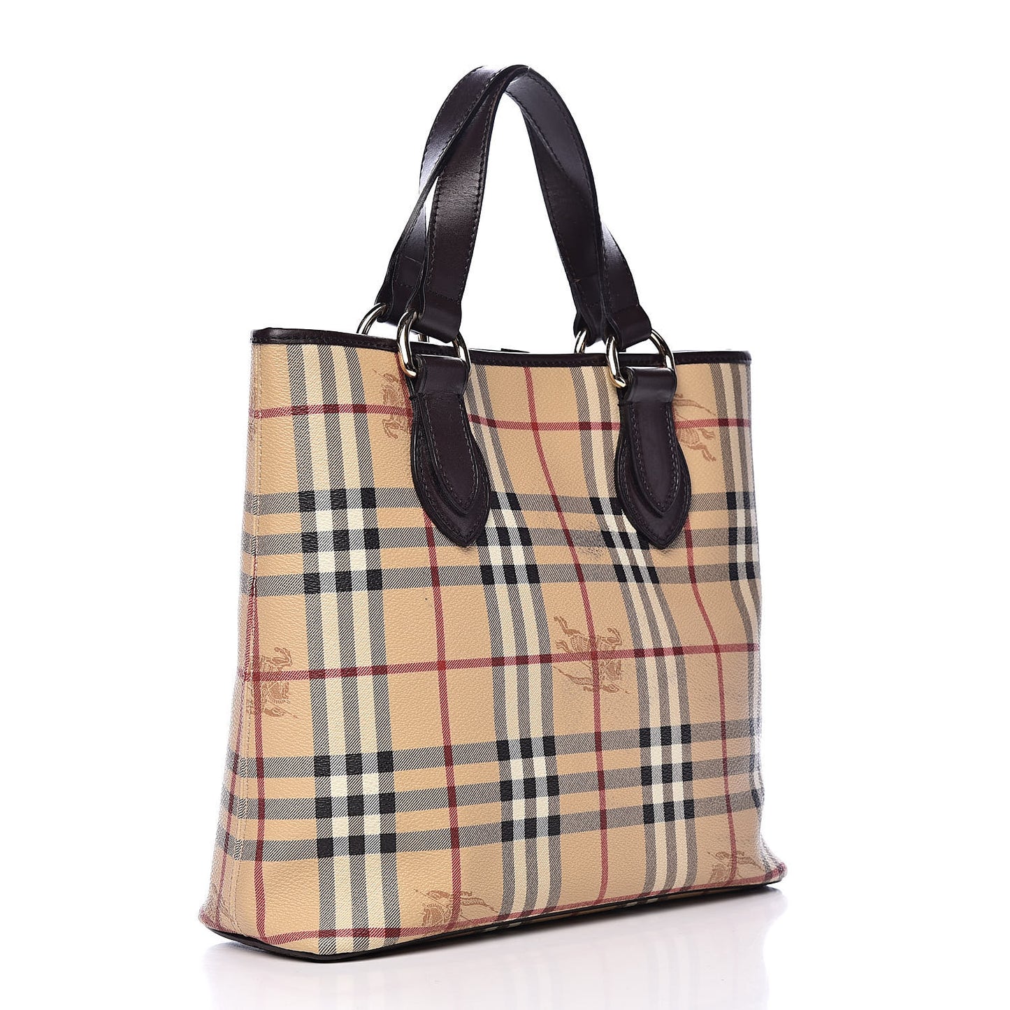 Haymarket Check Small Onslow Tote Chocolate