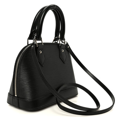 Louis Vuitton Epi Alma BB Black 3 of 11