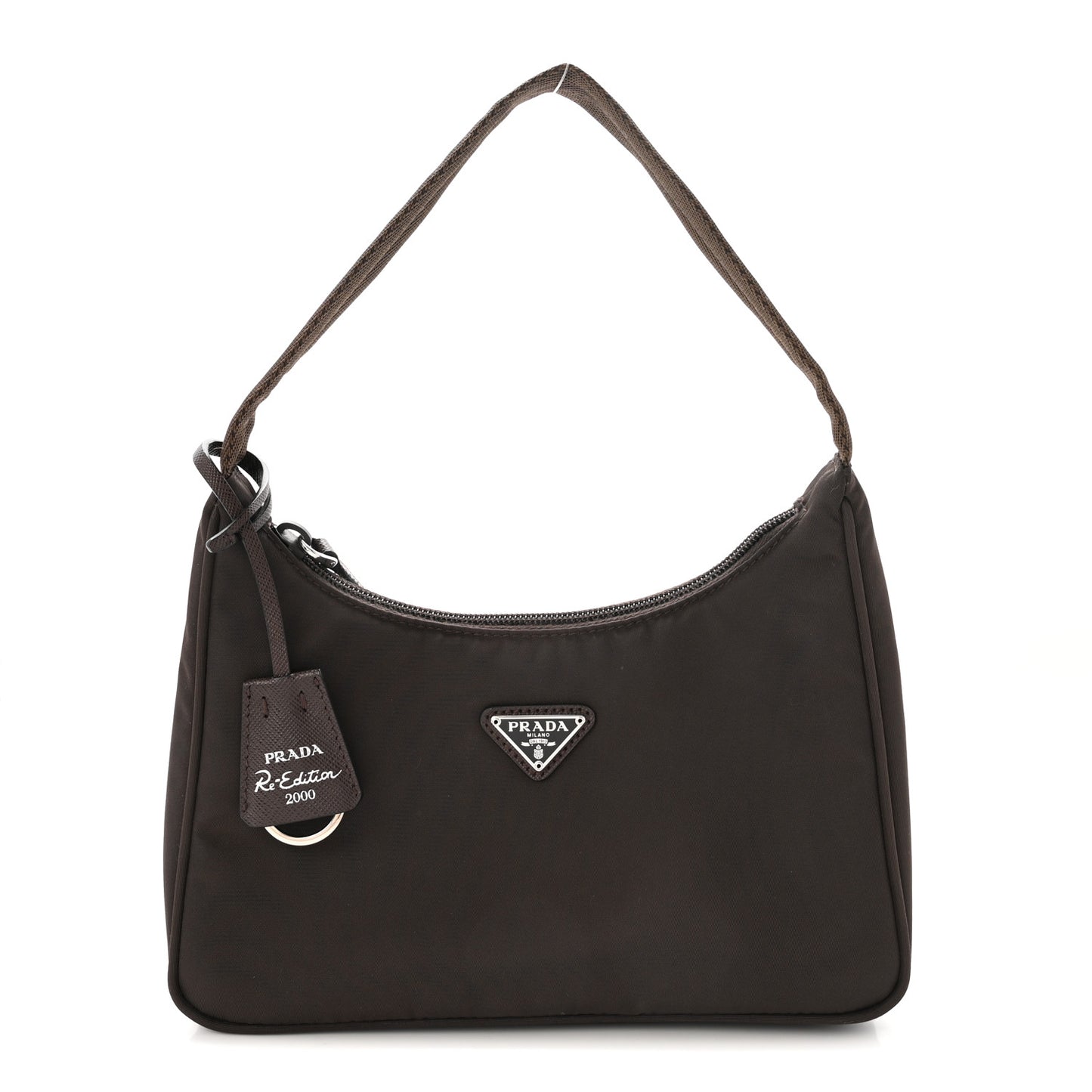 Tessuto Nylon Mini Re-Edition 2000 Bag Caffe