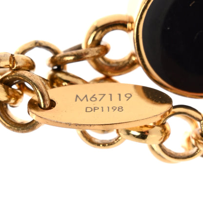 Louis Vuitton Metal Enamel Fleur De Monogram Bag Charm Dore 4 of 5