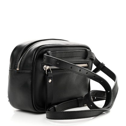 Saint Laurent Calfskin Matelasse Monogram Lou Belt Bag Black 3 of 10