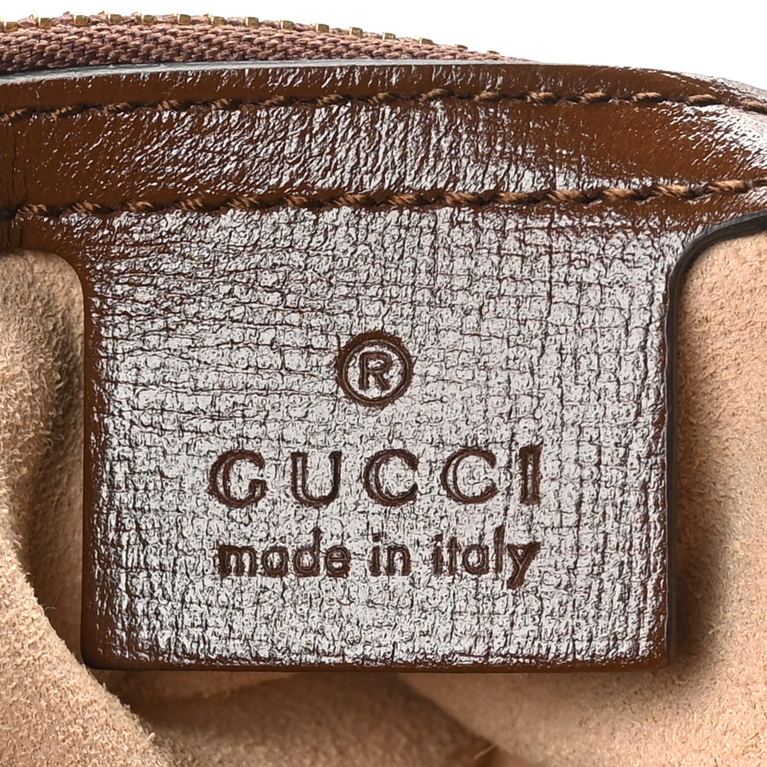 Gucci GG Supreme Monogram Azalea Calfskin Web Small Jackie 1961 Hobo Beige Ebony Brown Sugar 6 of 10