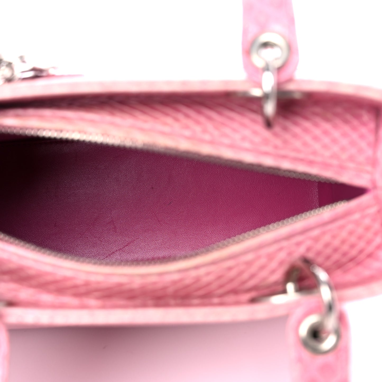 Python Medium Lady Dior Pink