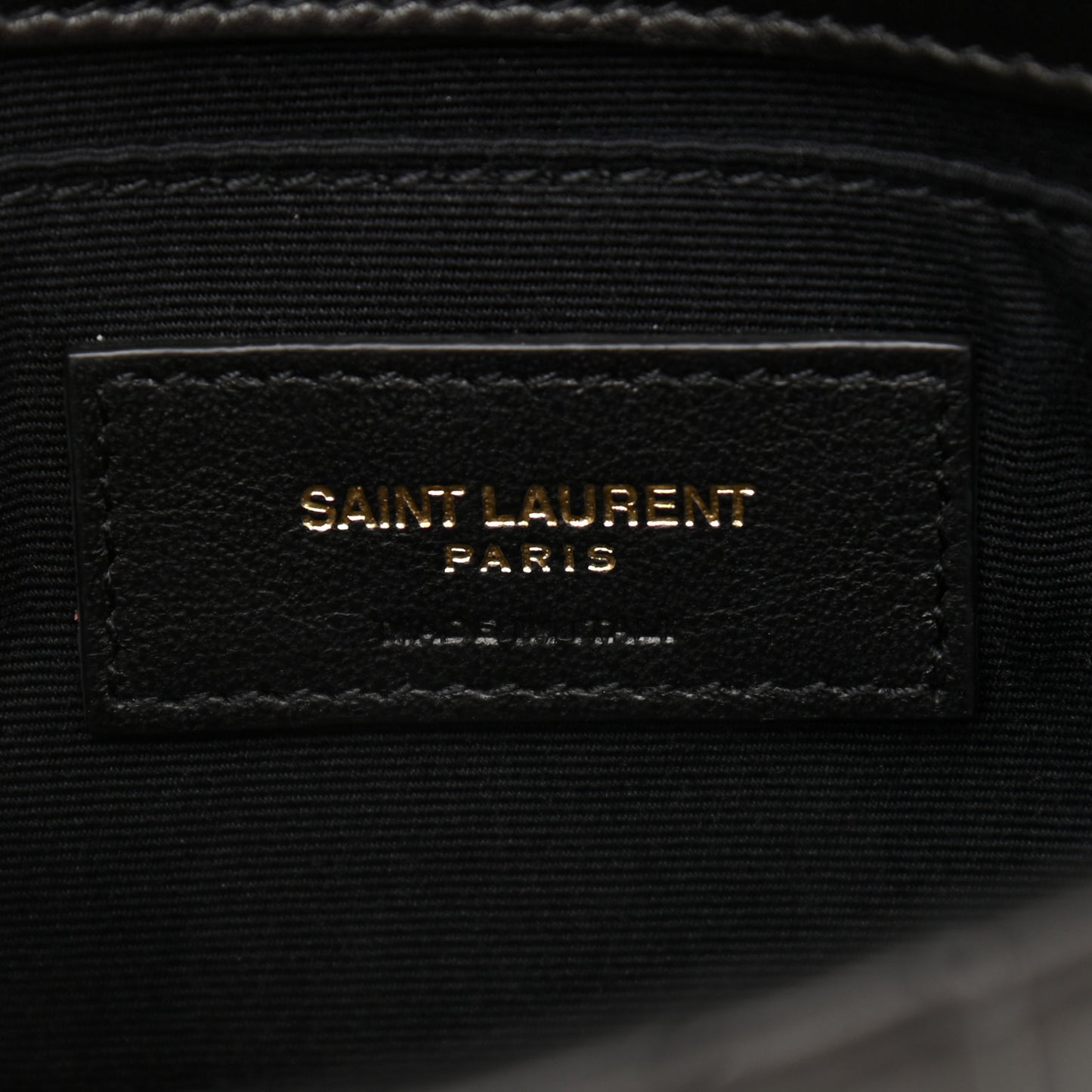 Lambskin Monogram Jamie Belt Bag Black