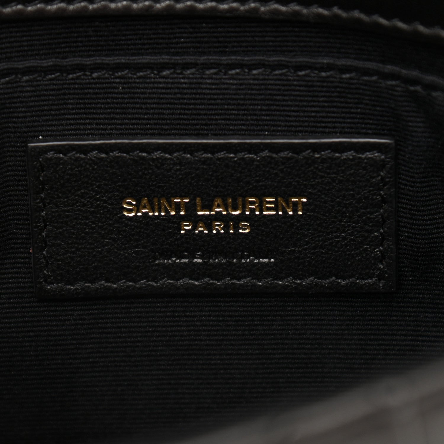 Saint Laurent Lambskin Monogram Jamie Belt Bag Black 6 of 11