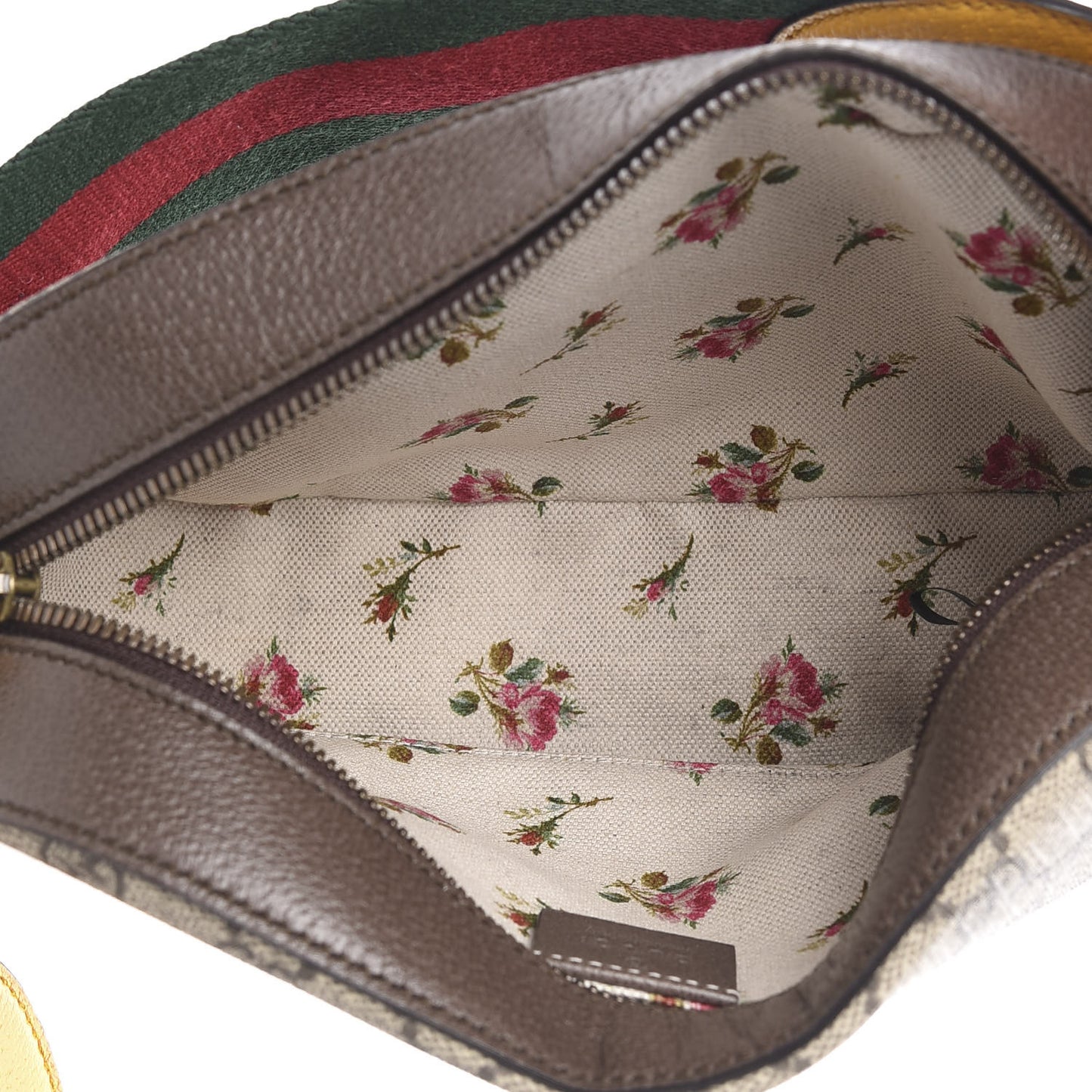 GG Supreme Monogram Web Neo Vintage Shoulder Bag Beige New Acero Crop