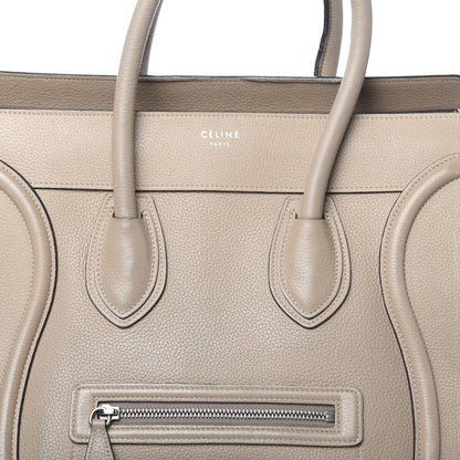 Celine Drummed Calfskin Mini Luggage Dune 20 of 23