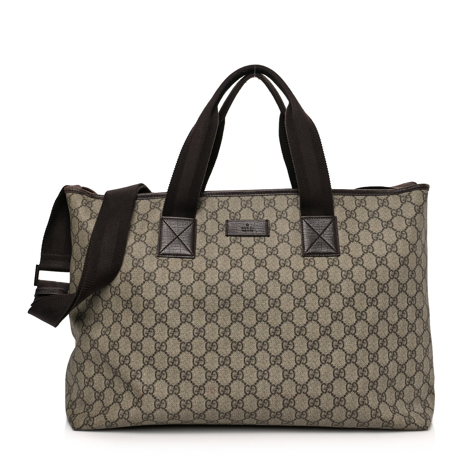 Gucci GG Plus Monogram Travel Bag Dark Brown 1 of 22
