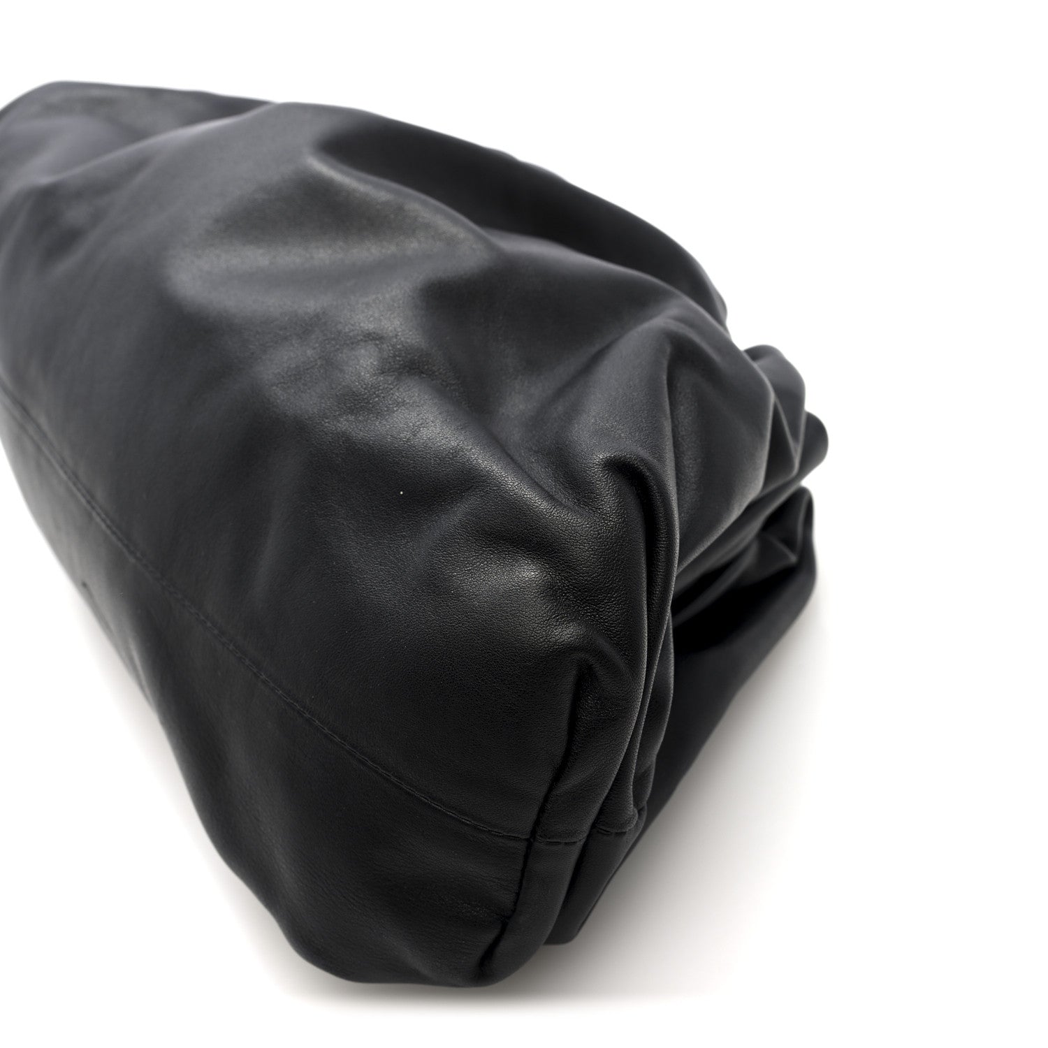 Bottega Veneta Smooth Butter Calf The Pouch Oversized Clutch Black 9 of 9