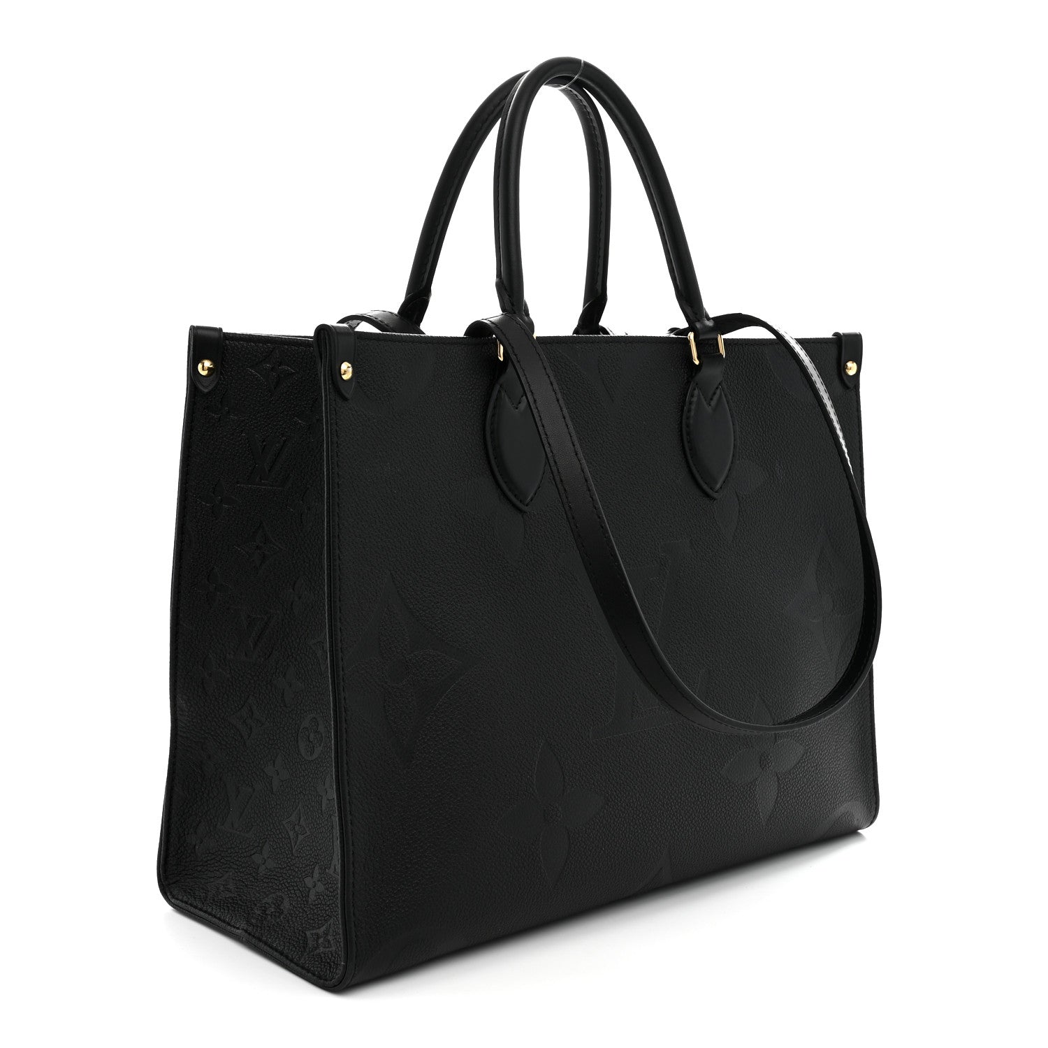 Louis Vuitton Empreinte Monogram Giant Onthego MM Black 3 of 10