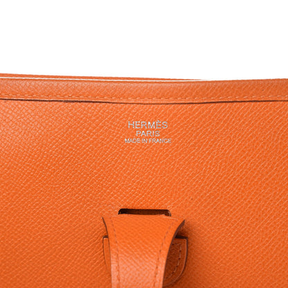 Hermes Epsom Evelyne III PM Orange 6 of 14