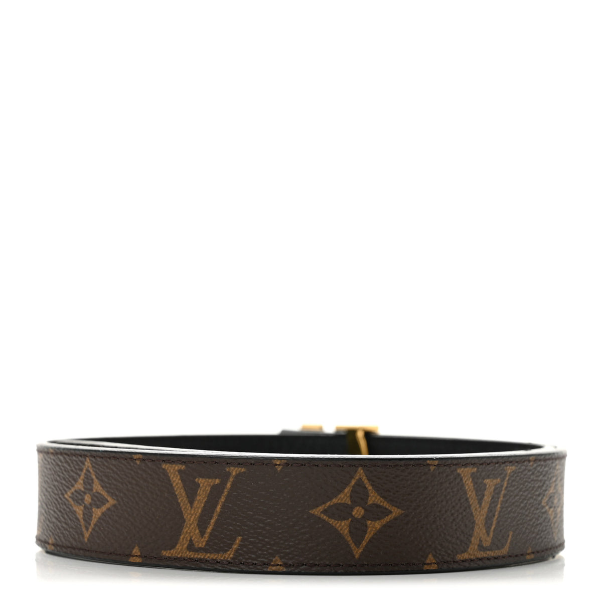 Louis Vuitton Calfskin Monogram 30mm LV Initiales Reversible Belt 75 30 Black 4 of 10