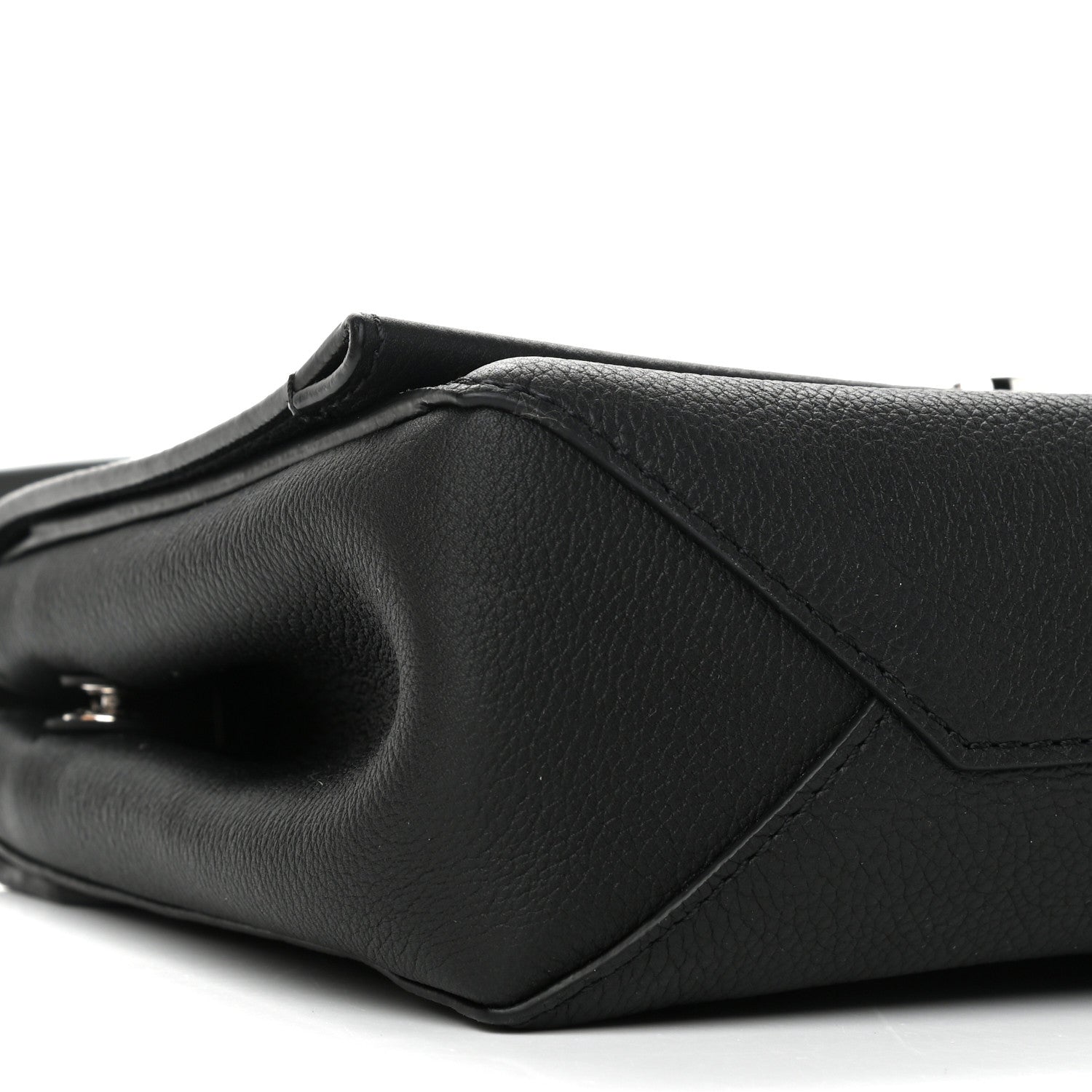Louis Vuitton Calfskin Lockme II Chain Bag BB Black 7 of 11